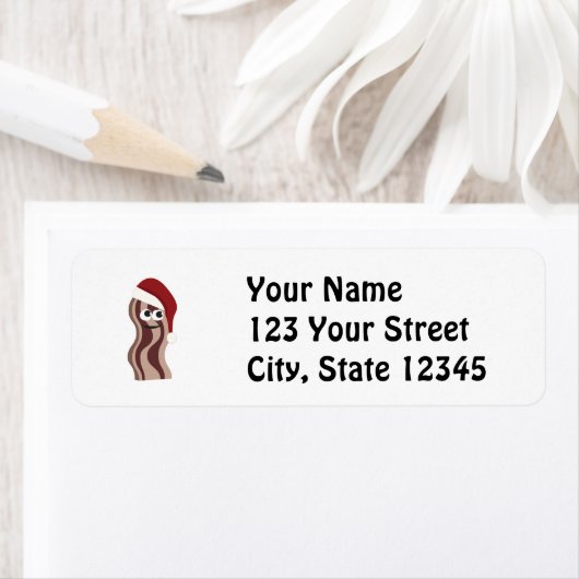 Santa Bacon Etiket (Insitu)