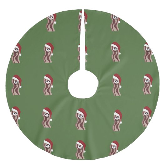 Santa Bacon Kerstboom Rok (Voorkant)