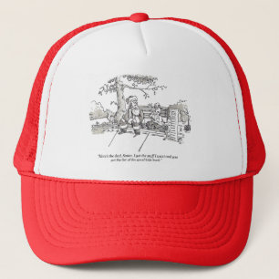 Santa Bad Kind trucker hoed Pet