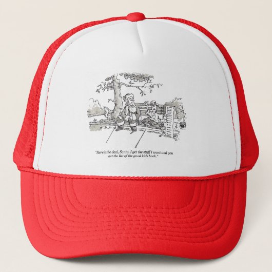 Santa Bad Kind trucker hoed Pet (Voorkant)