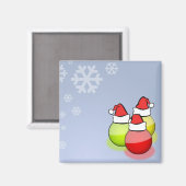 Santa Balls Magneet (Voorkant / Achterkant)