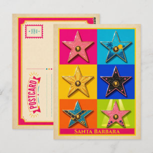 Santa Barbara ansichtkaart Californië Hollywood St Briefkaart