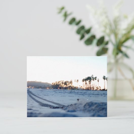 Santa Barbara Beach Briefkaart (Staand voorkant)