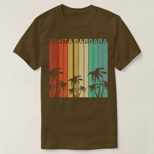 Santa Barbara Beach California Surf Cali I T-shirt (Design voorkant)