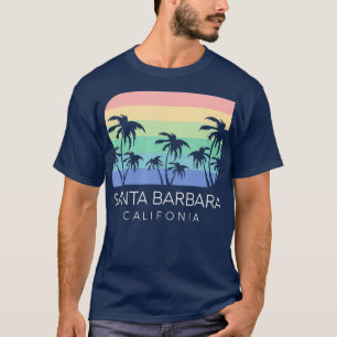 Santa Barbara Beach California Surf  Cali T-shirt