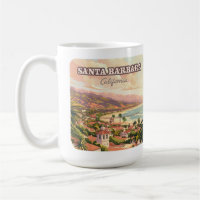 Santa Barbara Beach Central Coast Californië Retro