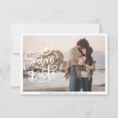 Santa Barbara | Bestemming Huwelijksreiskaart Kaart (Achterkant)