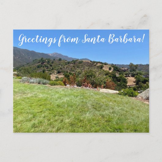 Santa Barbara Botanic Garden Briefkaart (Voorkant)