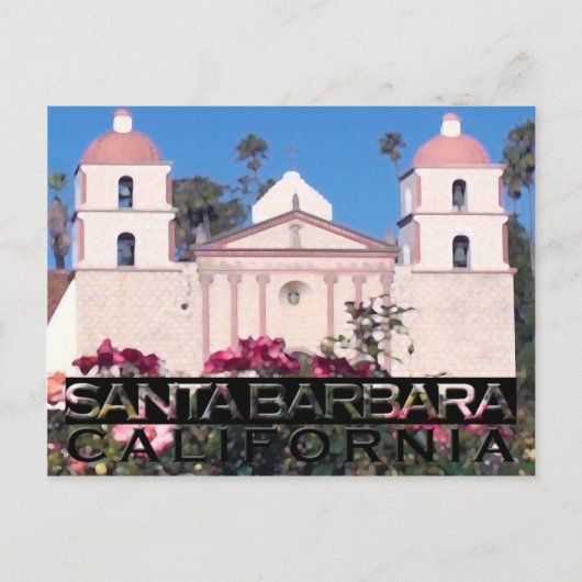 Santa Barbara Briefkaart (Voorkant)