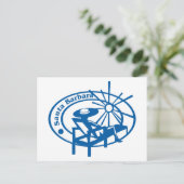 Santa Barbara Briefkaart (Staand voorkant)