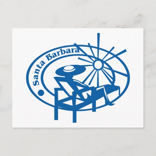 Santa Barbara Briefkaart (Voorkant)