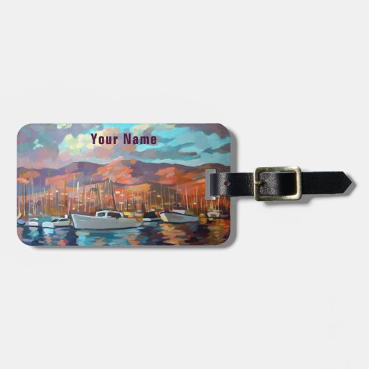 Santa Barbara, CA-Bagagelabel Bagagelabel (Voorkant horizontaal)