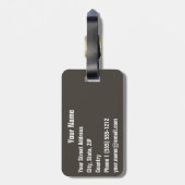 Santa Barbara, CA-Bagagelabel Bagagelabel (Achterkant verticaal)