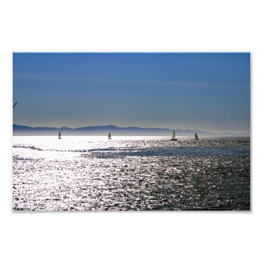 Santa Barbara, CA Foto Afdruk (Voorkant)