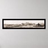 Santa Barbara CA Hotel Potter Foto 1909 Poster (Voorkant)