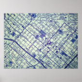 Santa Barbara, CA Map Poster (Voorkant)