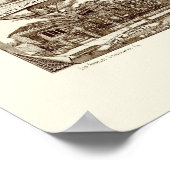 Santa Barbara, CA Panoramic Map - 1898 Poster (Hoek)