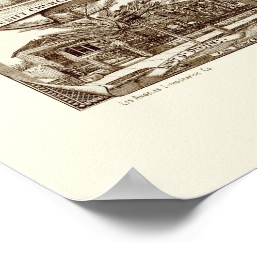 Santa Barbara, CA Panoramic Map - 1898 Poster (Hoek)