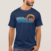  Santa Barbara CA Retro 80 Dolphin T-shirt (Voorkant)