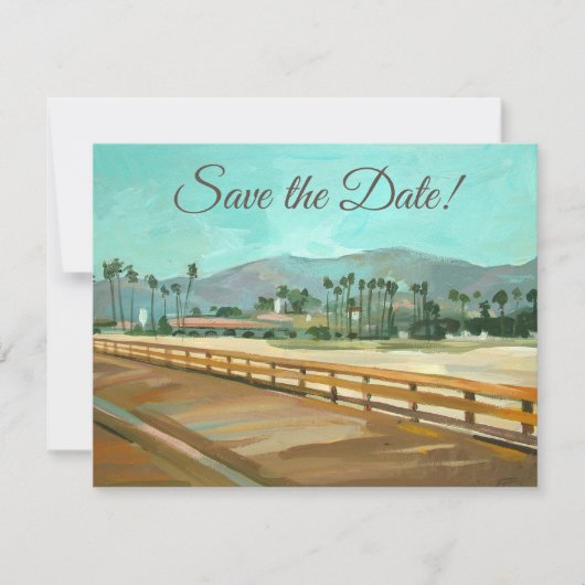 Santa Barbara, CA - Stearns Wharf Uitnodiging (Voorkant)