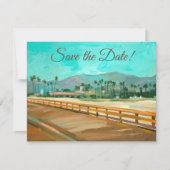 Santa Barbara, CA - Uitnodiging Stearns Wharf (Voorkant)