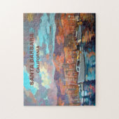 Santa Barbara, CA, USA Jigzaag Puzzle Legpuzzel (Verticaal)