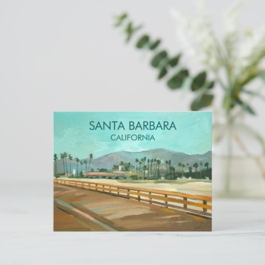 Santa Barbara, CA, VS Briefkaart (Staand voorkant)