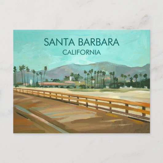 Santa Barbara, CA, VS Briefkaart (Voorkant)