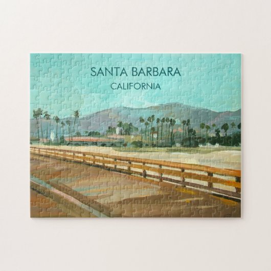 Santa Barbara, CA, VS Legpuzzel (Horizontaal)