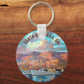 Santa Barbara, CA, VS Sleutelhanger (Voorkant)