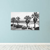 Santa Barbara, CA West Beach Uitzicht Foto Canvas Afdruk (Insitu (Houten vloer))