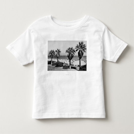 Santa Barbara, CA West Beach Uitzicht Foto Kinder Shirts (Voorkant)
