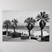 Santa Barbara, CA West Beach Uitzicht Foto Poster (Voorkant)