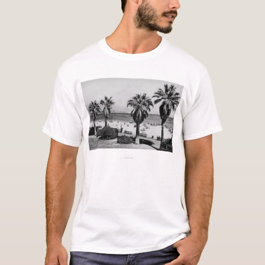 Santa Barbara, CA West Beach Uitzicht Foto T-shirt (Voorkant)