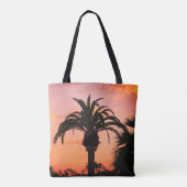 Santa Barbara, CA Zonsondergang Tote Bag (Achterkant)