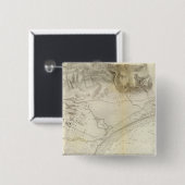 Santa Barbara, Calif Vierkante Button 5,1 Cm (Voorkant /achterkant)