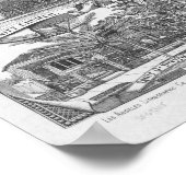 Santa Barbara California 1898 Panoramic Map Poster (Hoek)