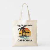 Santa Barbara California BeachSurf Summer Vacation Tote Bag (Achterkant)