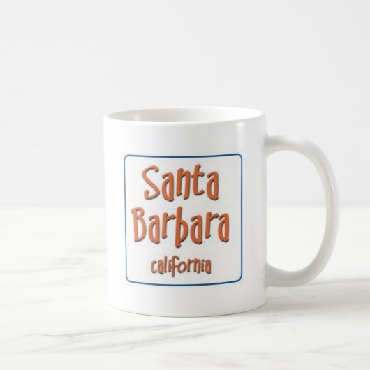 Santa Barbara California BlueBox Koffiemok (Rechts)