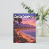 Santa Barbara California Briefkaart (Staand voorkant)