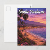 Santa Barbara California Briefkaart (Voorkant / Achterkant)
