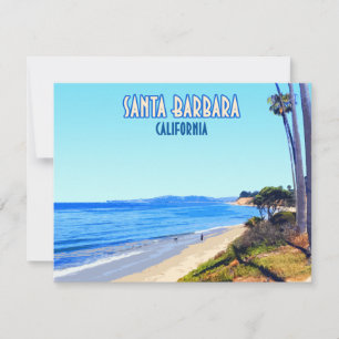 Santa Barbara California Butterfly Beach Kaart