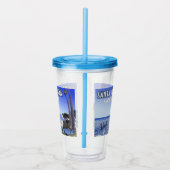 Santa Barbara California Butterfly Beach Montecito Acryl Drinkbeker (Rechts)