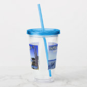 Santa Barbara California Butterfly Beach Montecito Acryl Drinkbeker (Links)