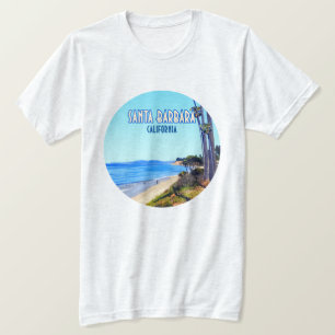 Santa Barbara California Butterfly Beach Montecito T-shirt