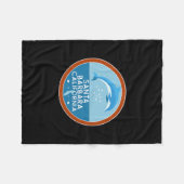 Santa Barbara California Dolphin Ca Vacation Souve Fleece Deken (Voorkant (Horizontaal))