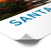 Santa Barbara California Reisprint Poster (Hoek)