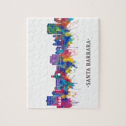 Santa Barbara California Skyline Legpuzzel (Verticaal)