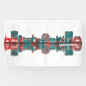 Santa Barbara California Skyline Spandoek (Horizontaal)