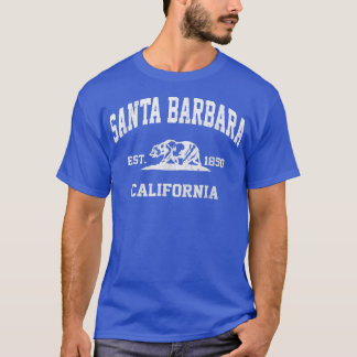 Santa Barbara California  staat Athletic T-shirt